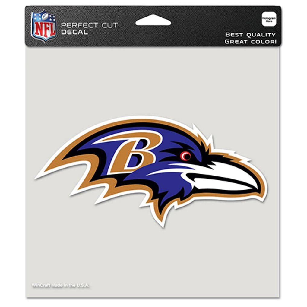 WinCraft  Baltimore Ravens 8" x 8" Color Car Decal