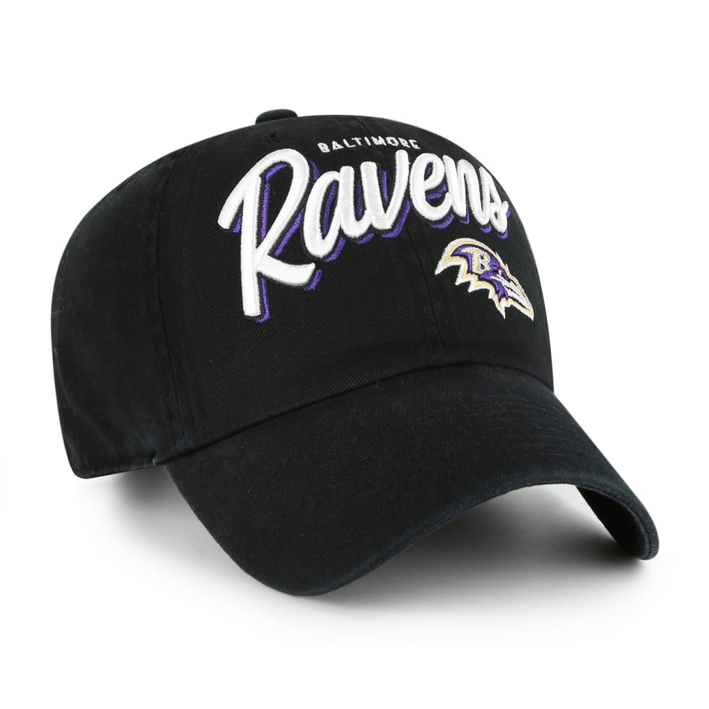  Baltimore Ravens '47 Women's Ariana Clean Up Adjustable Hat - Black