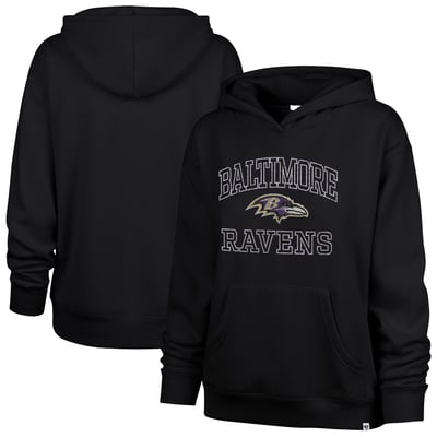 Baltimore Ravens '47 Women's Clarity Naomi Hoodie - Black