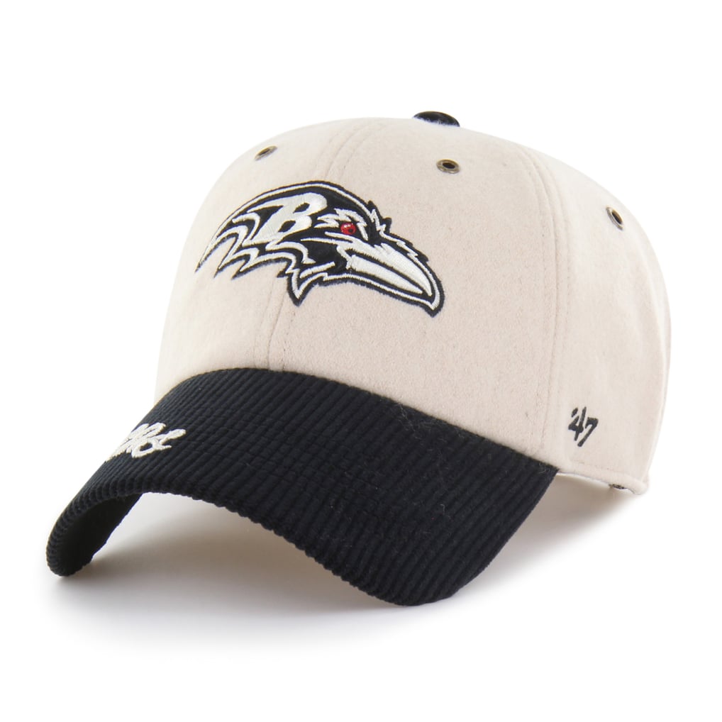 Baltimore Ravens '47 Women's Rope Script Clean Up Adjustable Hat - Natural/Black