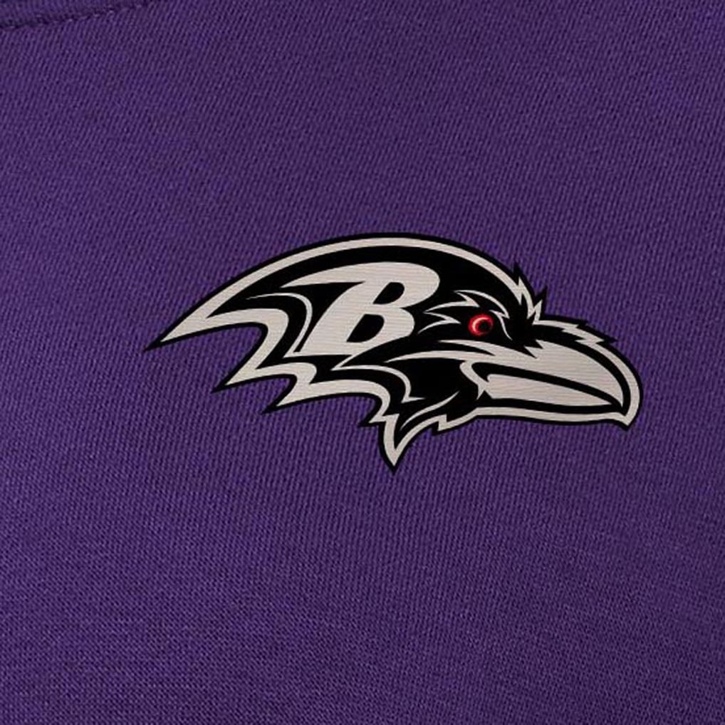  Baltimore Ravens Antigua Women's Victory Pullover Sweatshirt - Purple