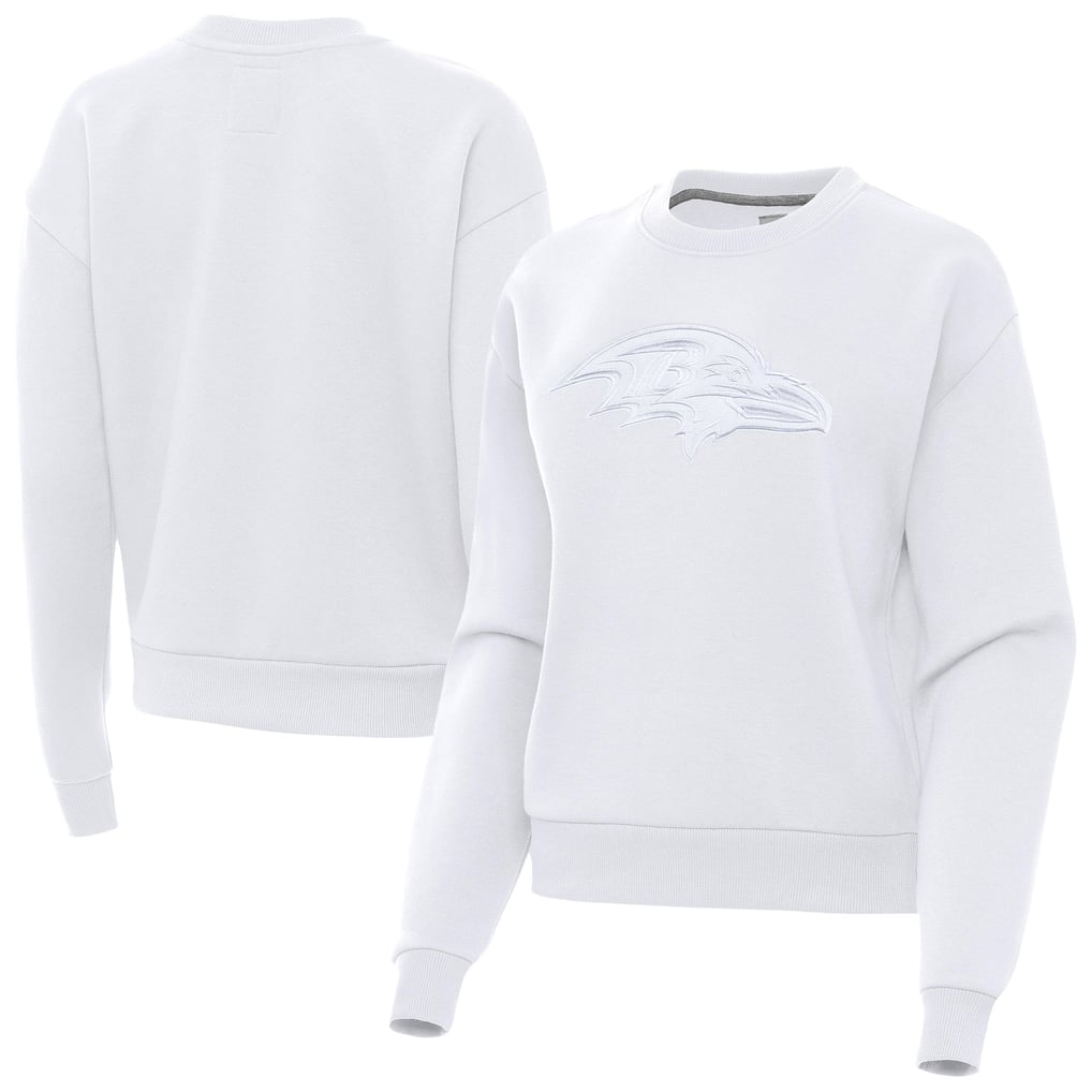 Baltimore Ravens Antigua Women's Victory Pullover Sweatshirt - White