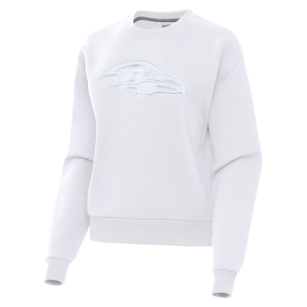 Baltimore Ravens Antigua Women's Victory Pullover Sweatshirt - White