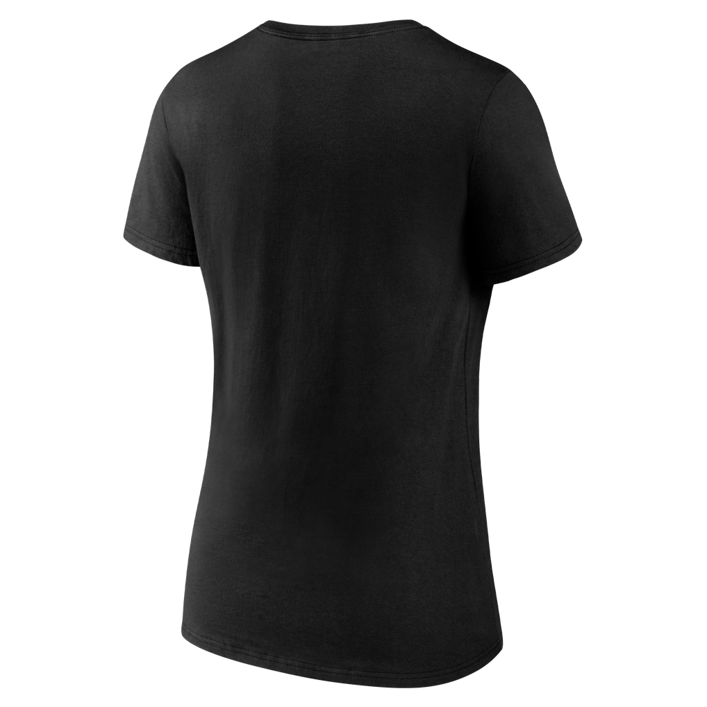 Baltimore Ravens Women's Hustle V-Neck T-Shirt - Black