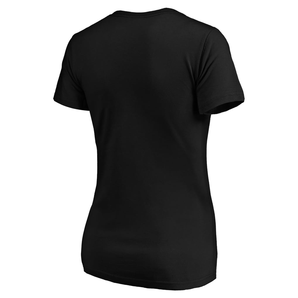 Baltimore Ravens Women's Midnight Mascot Logo V-Neck T-Shirt - Black