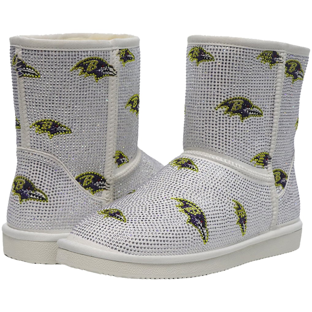  Baltimore Ravens Cuce Women's Logo Pull on Ankle Boots