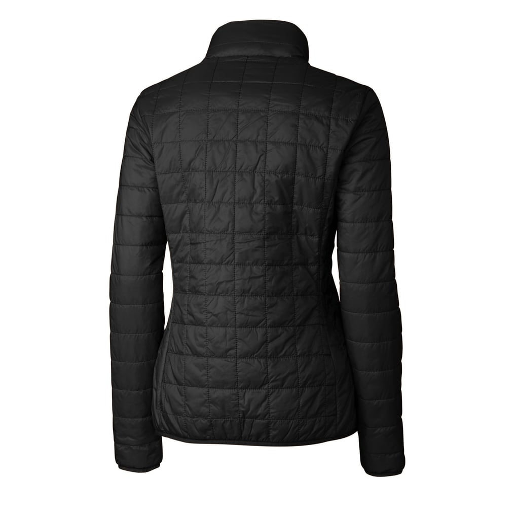 Baltimore Ravens Cutter & Buck Women's Rainier PrimaLoft Eco Insulated Full-Zip Puffer Jacket - Black