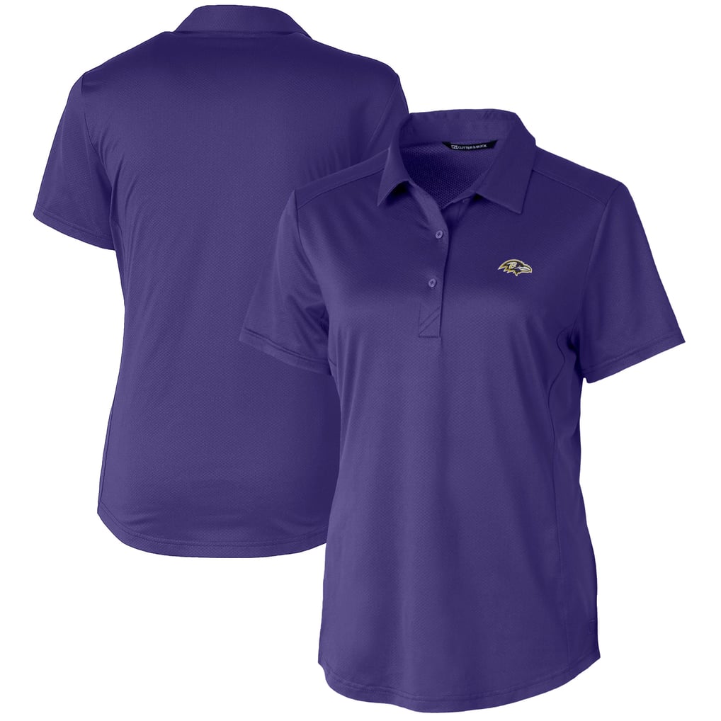Baltimore Ravens Cutter & Buck Women's Prospect Textured Stretch Polo - Purple