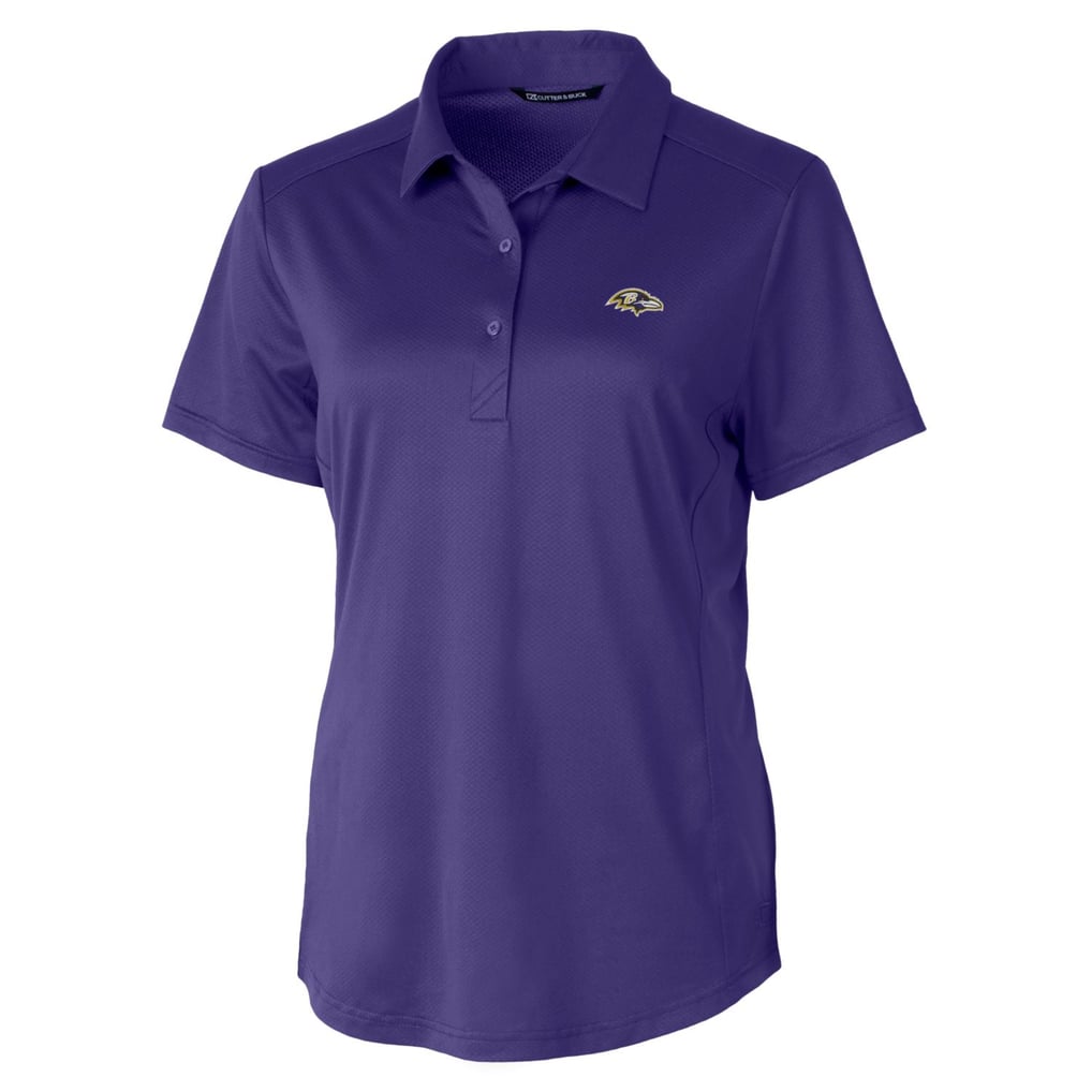 Baltimore Ravens Cutter & Buck Women's Prospect Textured Stretch Polo - Purple