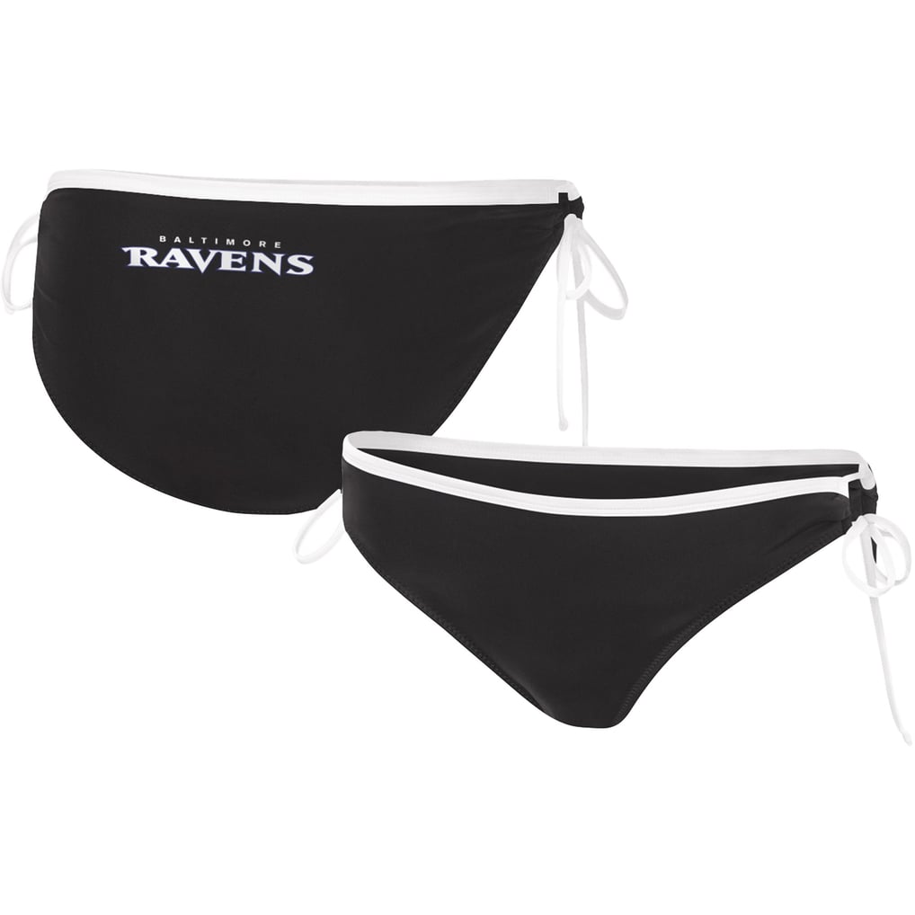 Baltimore Ravens G-III 4Her by Carl Banks Women's Perfect Match Bikini Bottom - Black