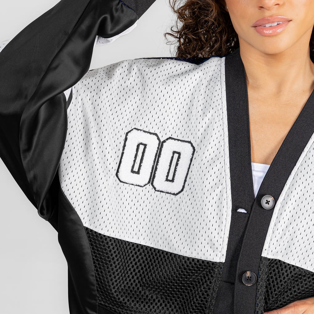 Baltimore Ravens Gameday Couture Women's  MVP Era Satin Button-Down Cardigan - Black