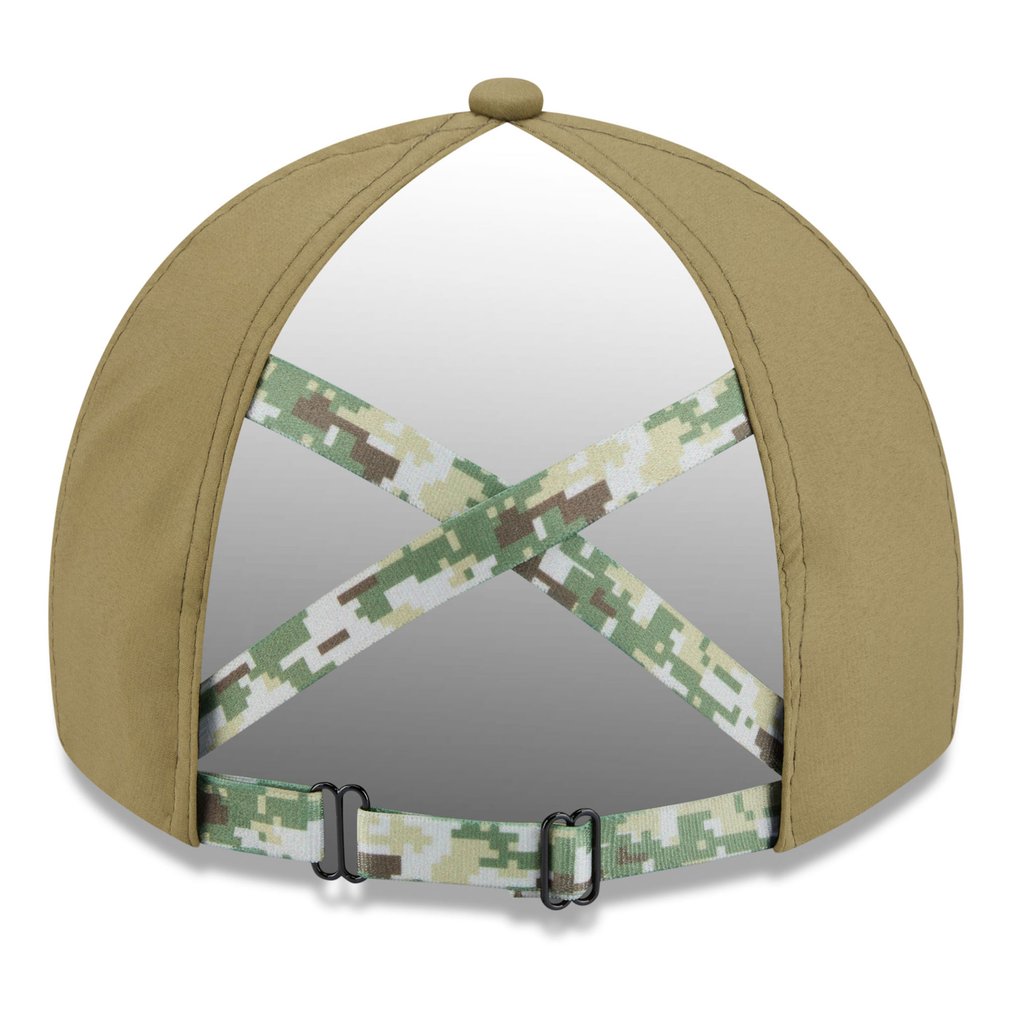  Baltimore Ravens New Era Women's 2025 Salute to Service Pony Tail Adjustable Hat - Green