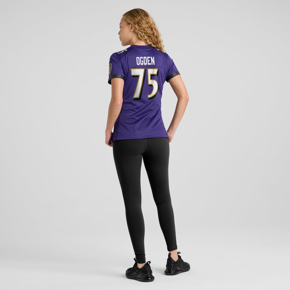 Jonathan Ogden Baltimore Ravens Nike Women's Game Retired Player Jersey - Purple