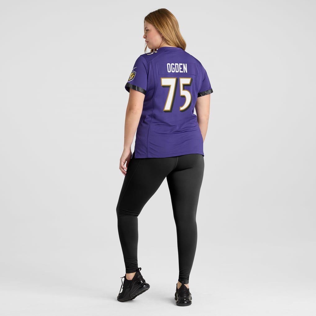 Jonathan Ogden Baltimore Ravens Nike Women's Game Retired Player Jersey - Purple
