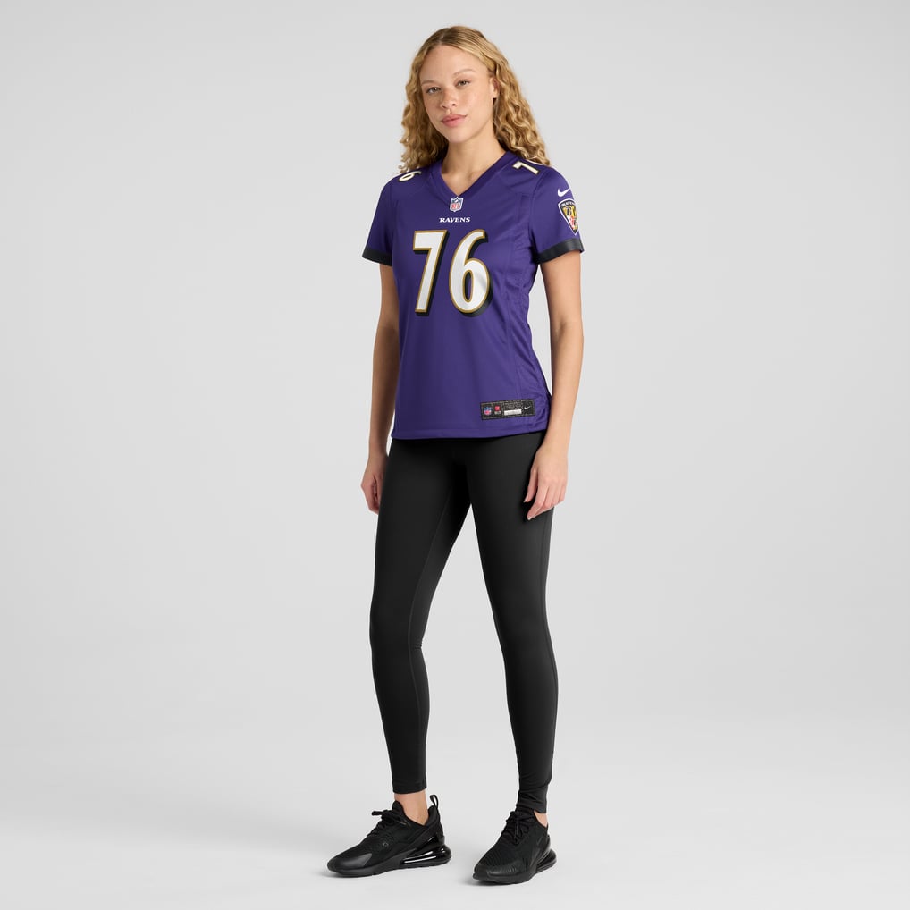 Kenyon Green Baltimore Ravens Nike Women's Team Game Jersey -  Purple