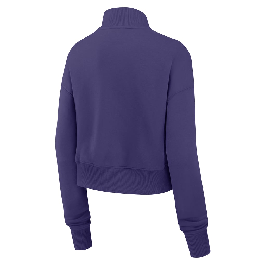 Baltimore Ravens Nike Women's Primetime Phoenix Half-Zip Sweatshirt - Purple