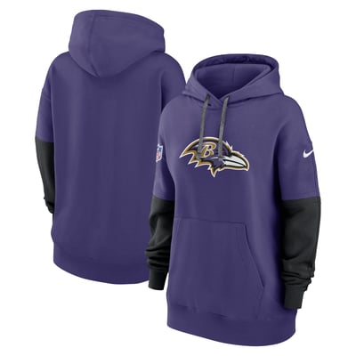 Baltimore Ravens Nike Women's Sideline Essential Hoodie - Purple