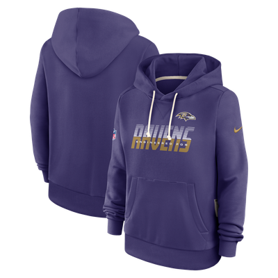 Baltimore Ravens Nike Women's Sideline Standard Issue Dri-FIT Hoodie - Purple