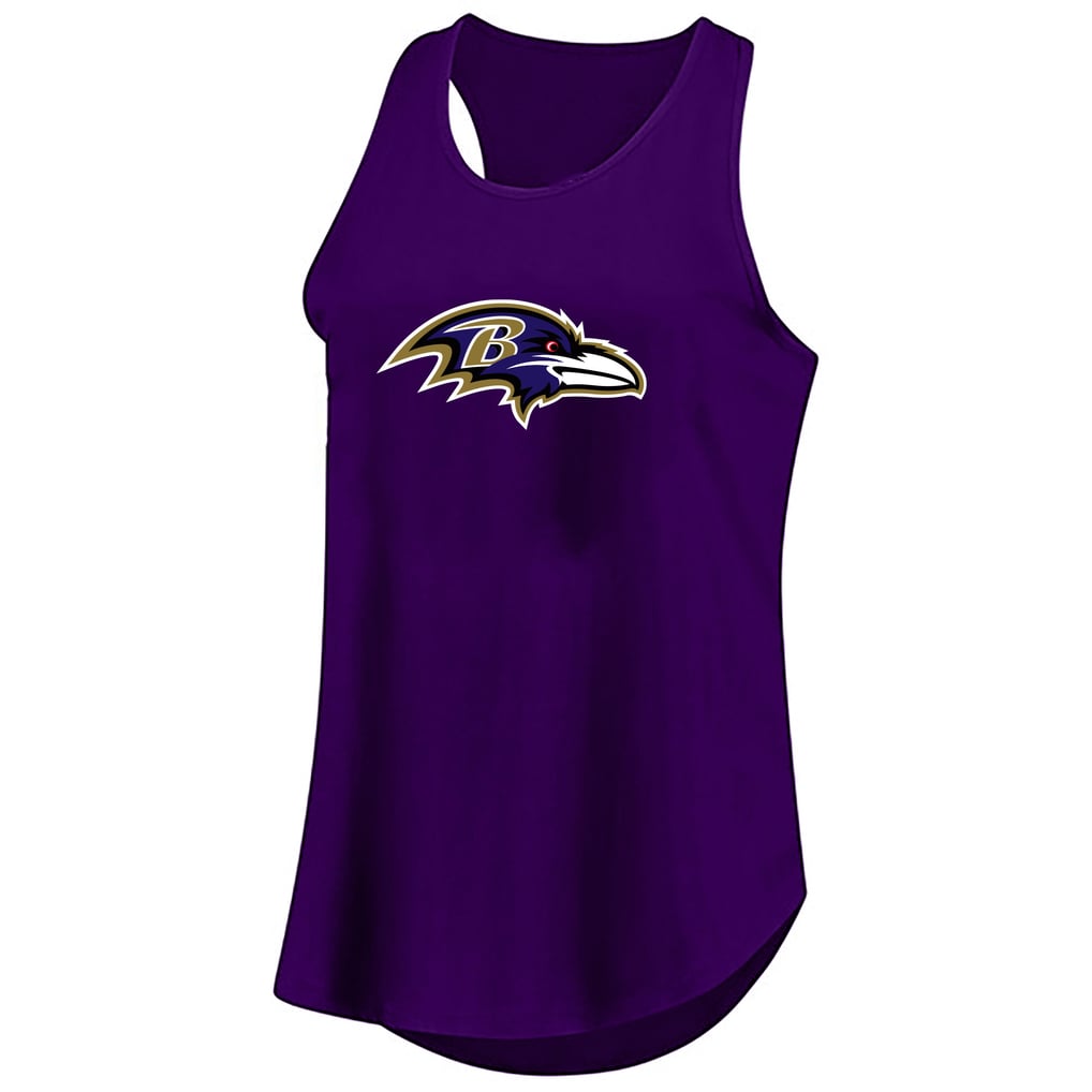  Baltimore Ravens Profile Women's Plus Size Basic Tank Top - Purple