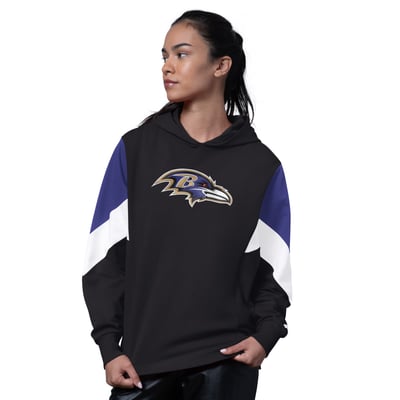 Baltimore Ravens Starter Women's Scrimmage Hoodie - Black
