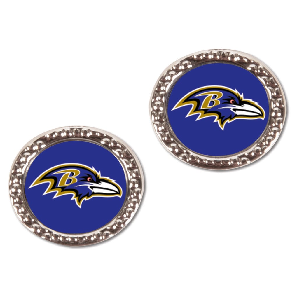 Baltimore Ravens WinCraft Women's Round Post Earrings