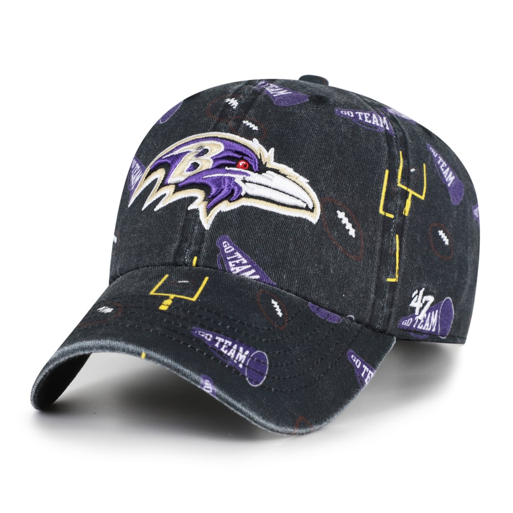  Baltimore Ravens '47 Youth Stomping Ground Clean Up Adjustable Hat - Black