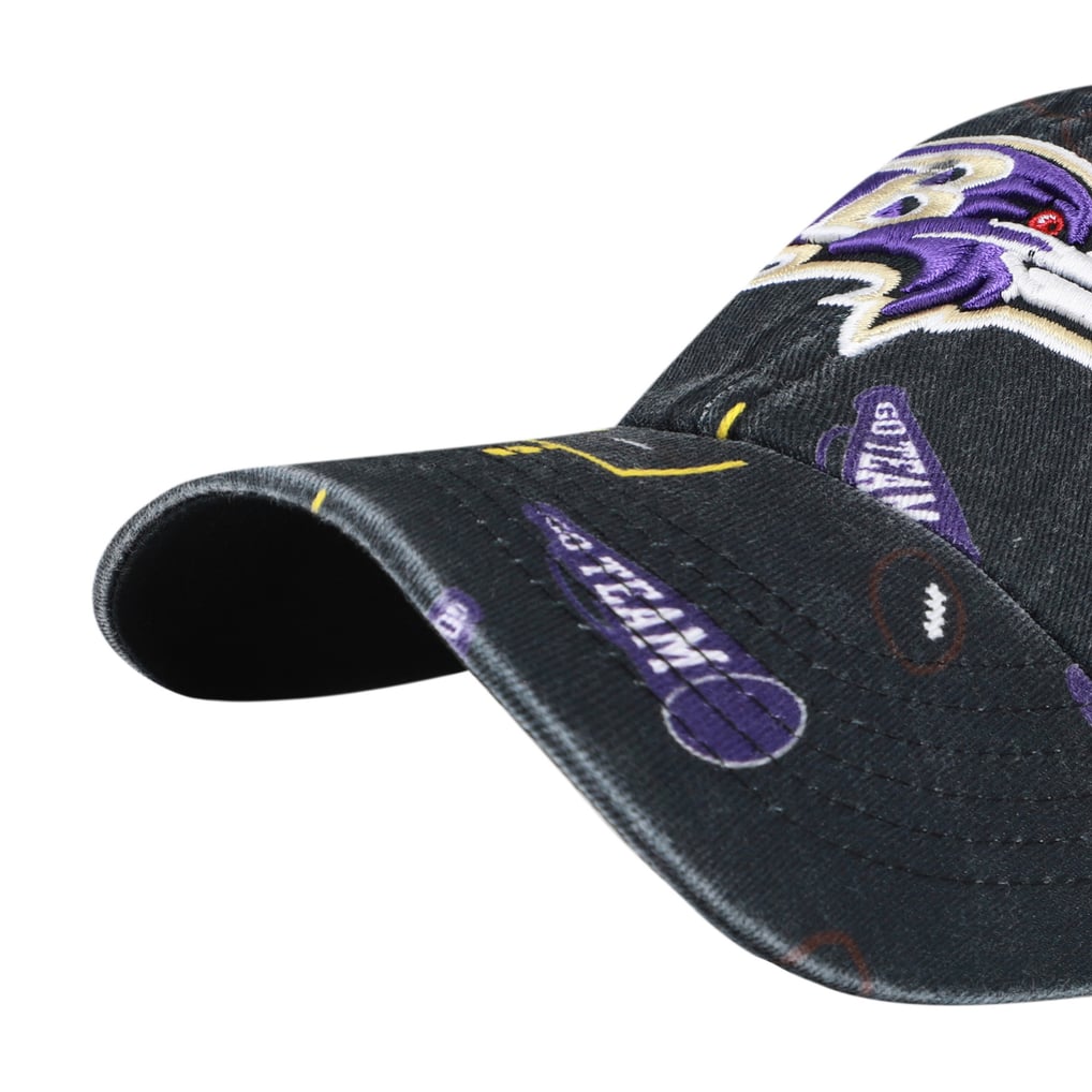  Baltimore Ravens '47 Youth Stomping Ground Clean Up Adjustable Hat - Black