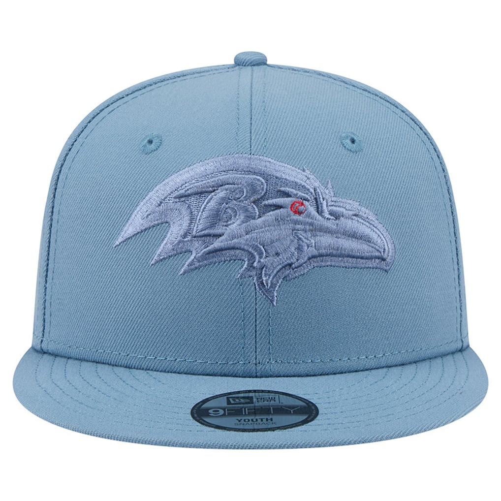 Baltimore Ravens New Era Youth Color Pack A-Frame 9FIFTY Snapback Hat - Blue
