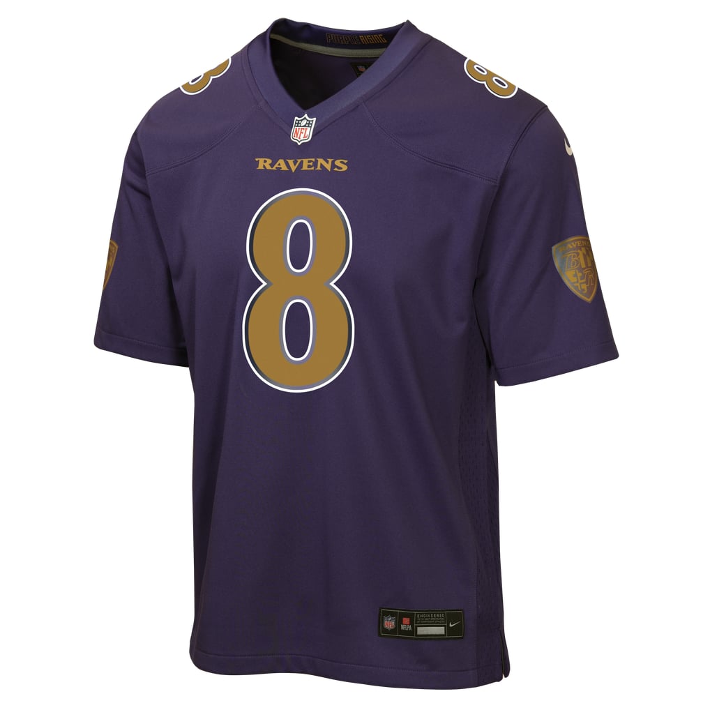 Lamar Jackson Baltimore Ravens Nike Youth Alternate 2 Game Jersey - Purple