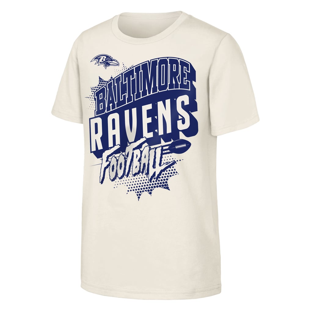 Baltimore Ravens Outerstuff Youth Action Comic T-Shirt - Natural