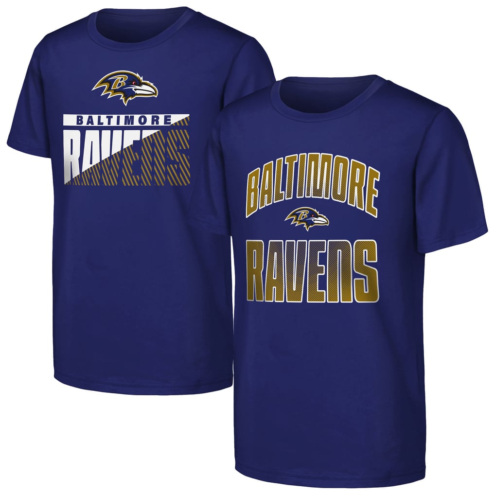  Baltimore Ravens Outerstuff Youth Never Quit 2-Pack T-Shirt Set - Purple