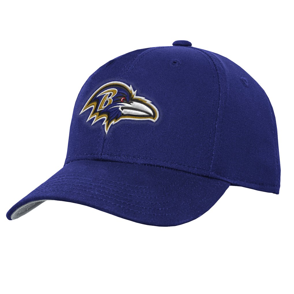 Baltimore Ravens Outerstuff Youth Pre-Curved Snapback Hat - Purple