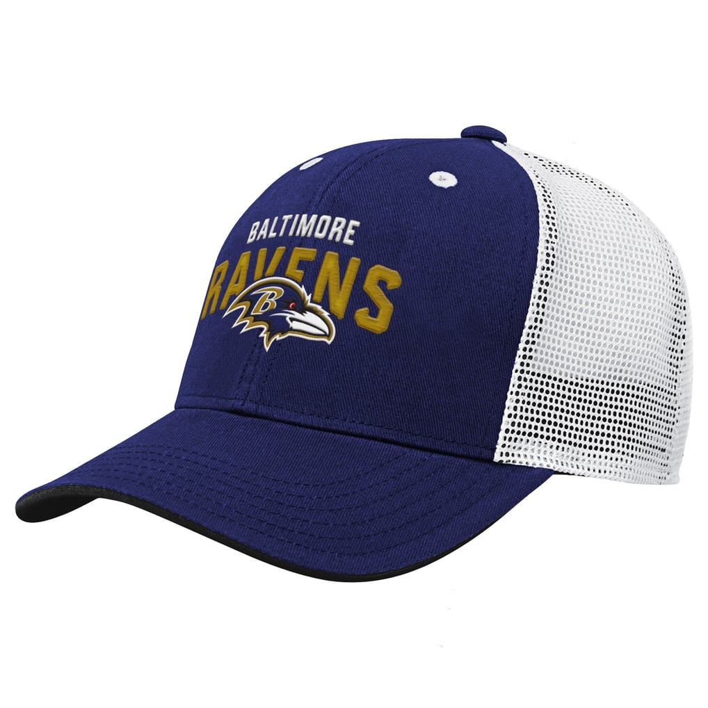 Baltimore Ravens Youth Core Lockup Trucker Adjustable Hat - Purple