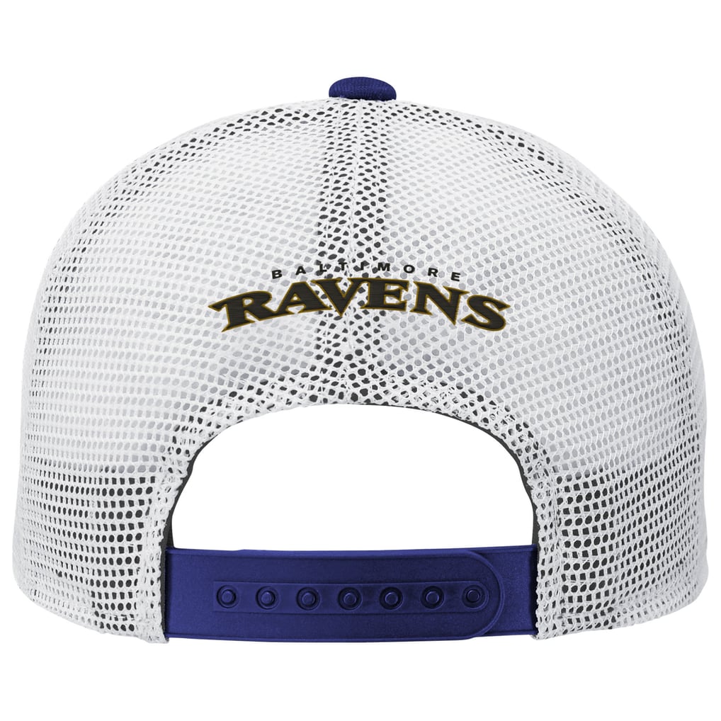 Baltimore Ravens Youth Core Lockup Trucker Adjustable Hat - Purple