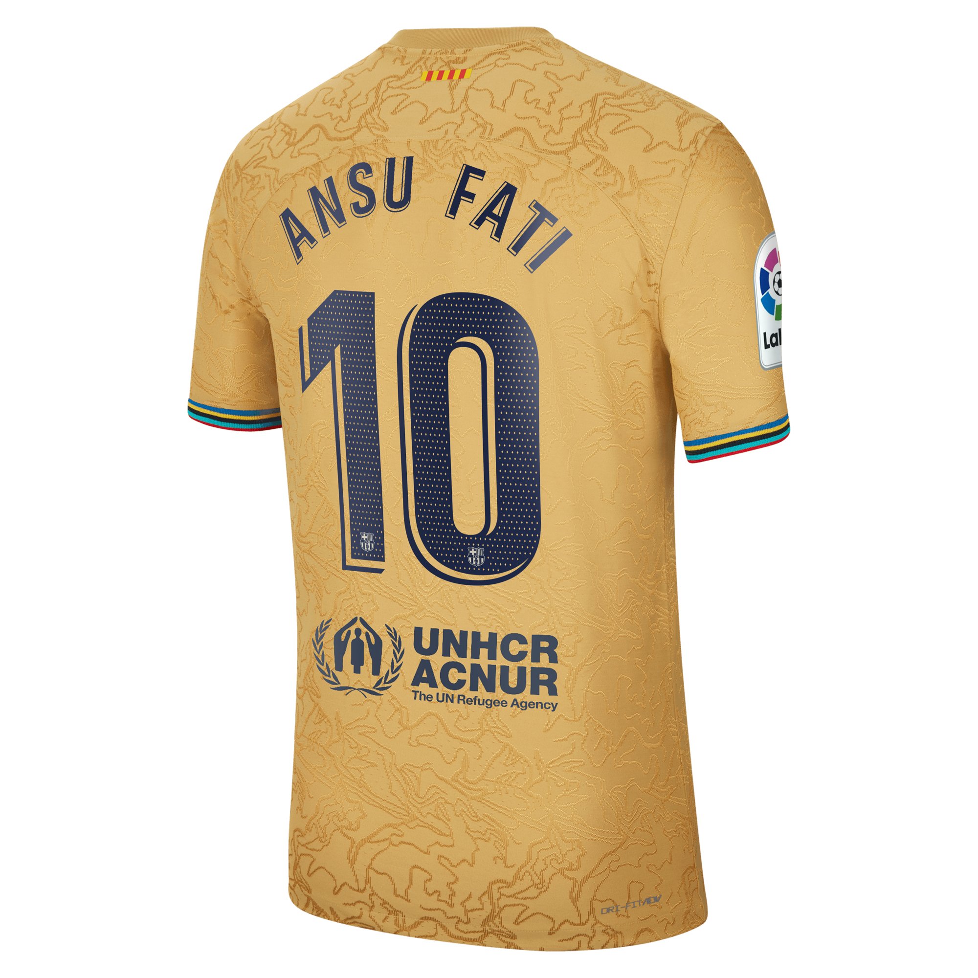 Ansu Fati Barcelona Nike 2022/23 Away Vapor Match Authentic Player