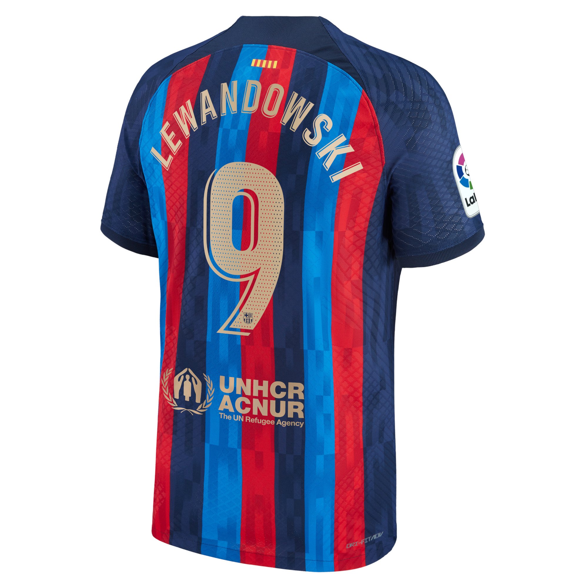 Robert Lewandowski Barcelona Nike 2022/23 Home Authentic Player