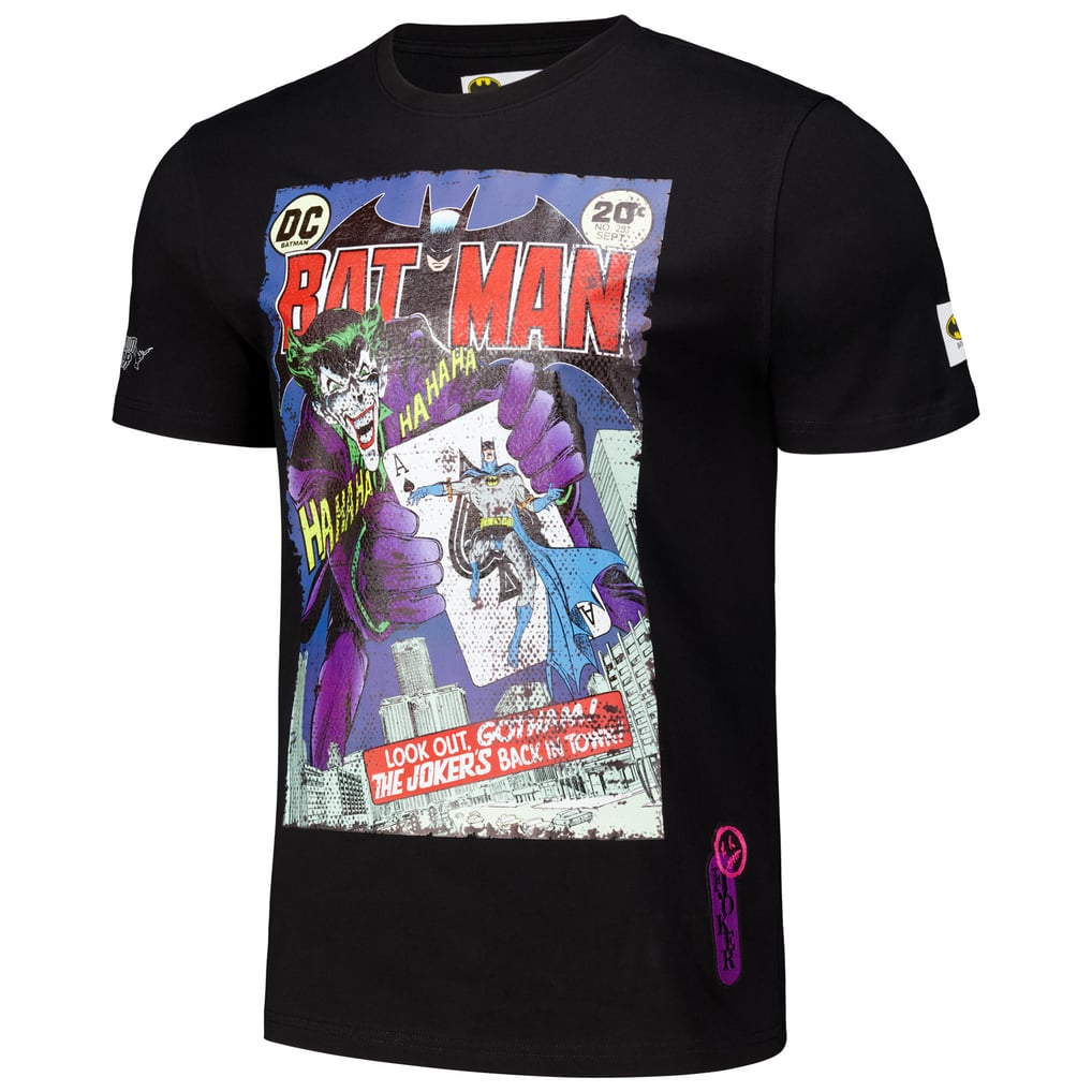 Batman Comics Freeze Max The Joker Comic Regular Fit T-Shirt - Black