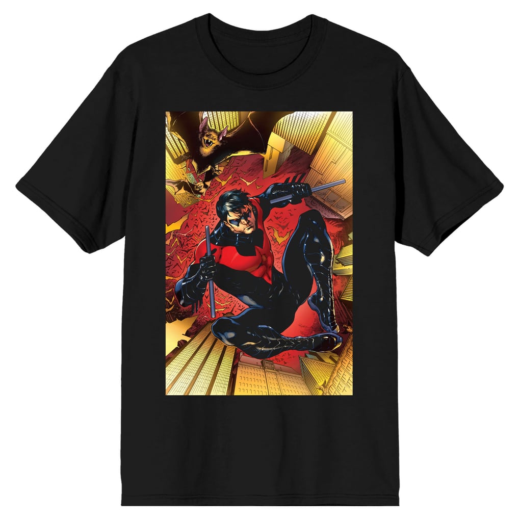 Batman Unisex Nightwing T-Shirt - Black