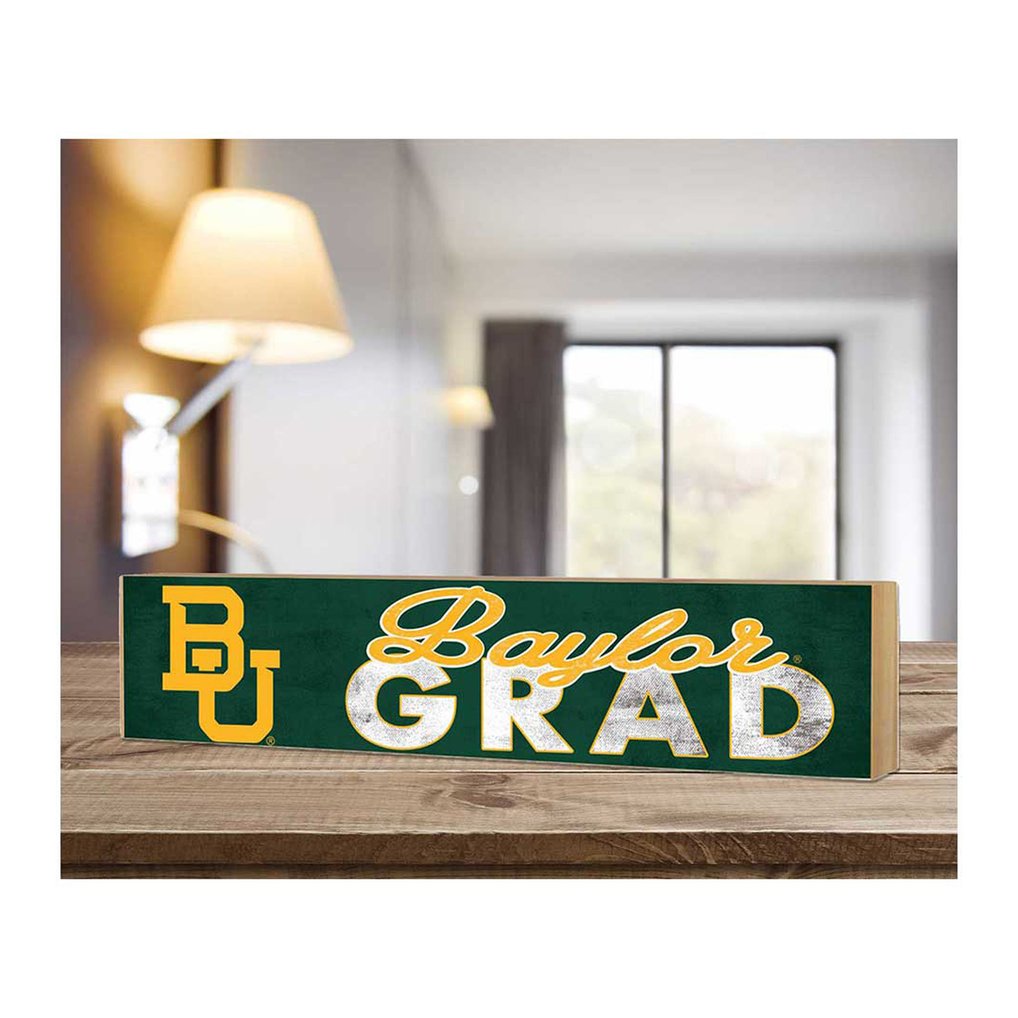 Baylor Bears 3" x 13" Grad Block Sign