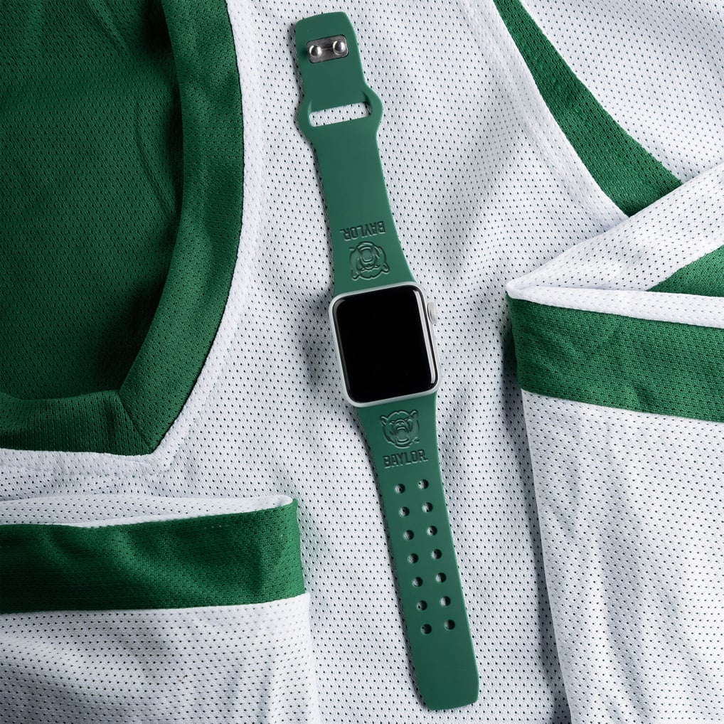 Baylor Bears Debossed Silicone Apple Watch Band