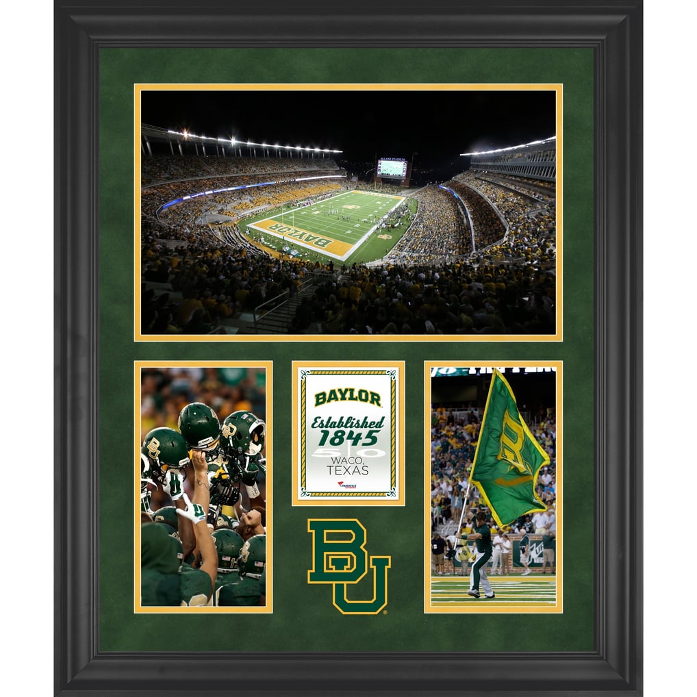 Baylor Bears Fanatics Authentic Framed 20" x 24" McLane Stadium 3-Opening Collage
