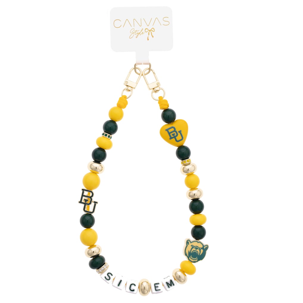 Baylor Bears CANVAS Style Beaded Wrislet