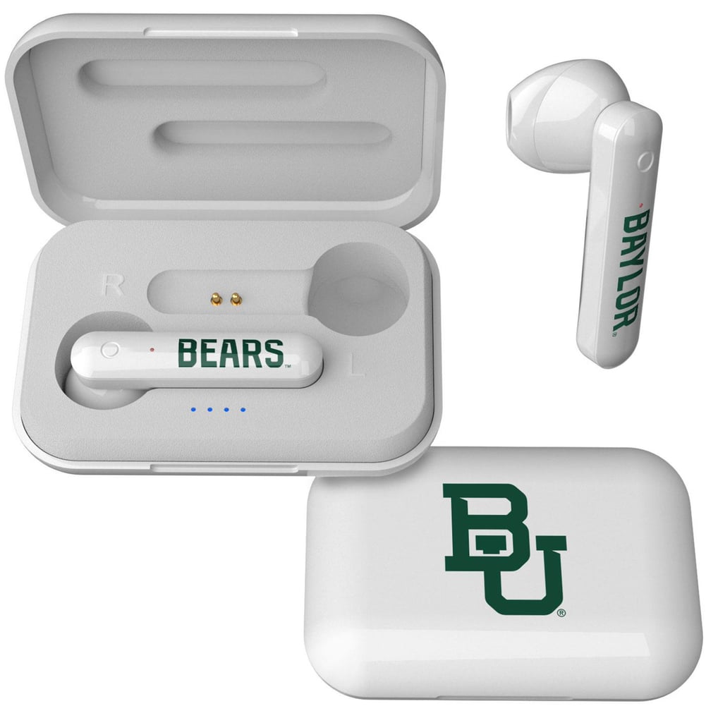Baylor Bears Keyscaper True Wireless Earbuds - White