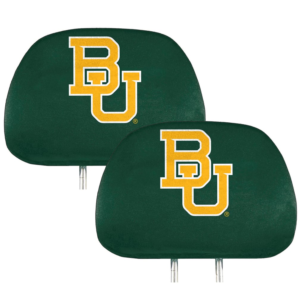 Baylor Bears Logo Brands Printed Two-Pack Headrest Covers