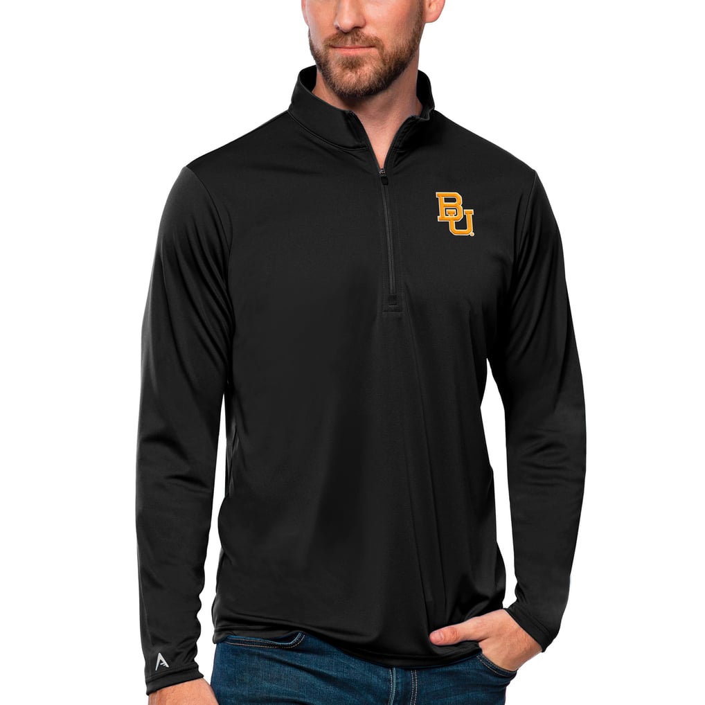 Baylor Bears Antigua Tribute Quarter-Zip Top - Black