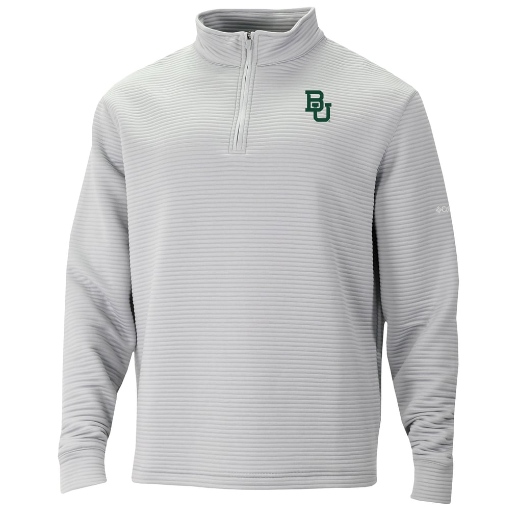 Baylor Bears Columbia Omni-Wick Pack It Up Quarter-Zip Pullover - Gray