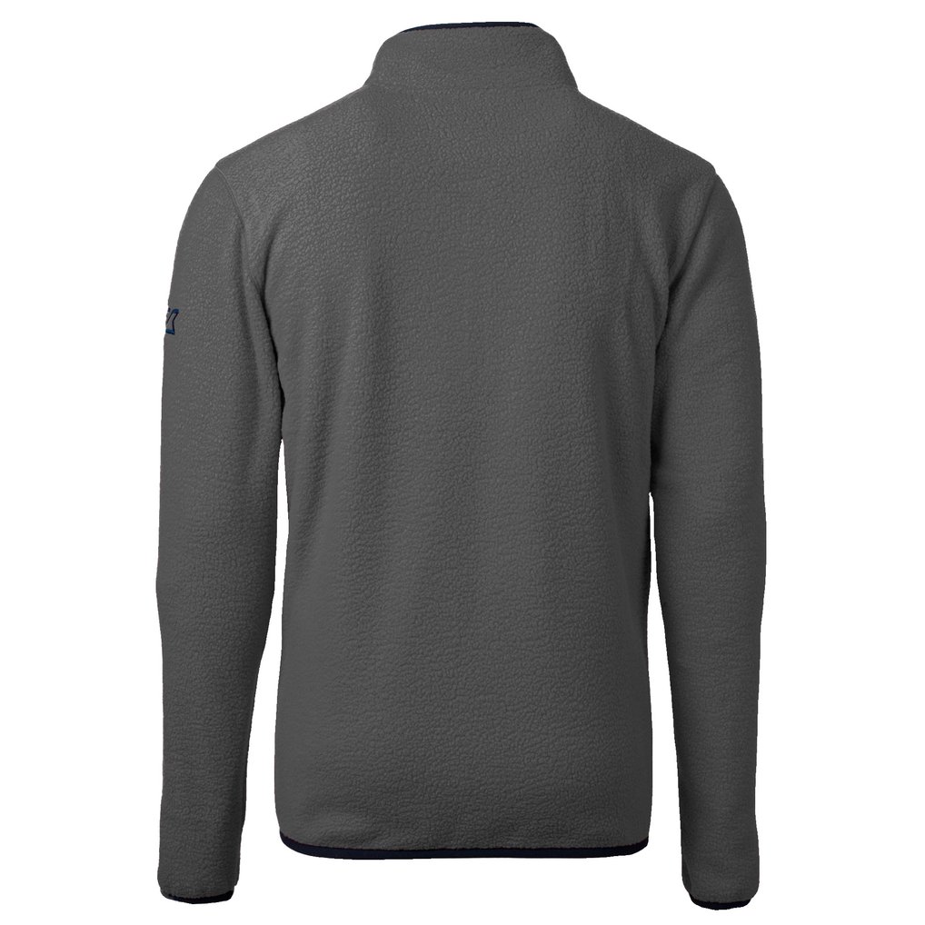 Baylor Bears Cutter & Buck Cascade Eco Sherpa Fleece Quarter-Zip Pullover Jacket - Gray