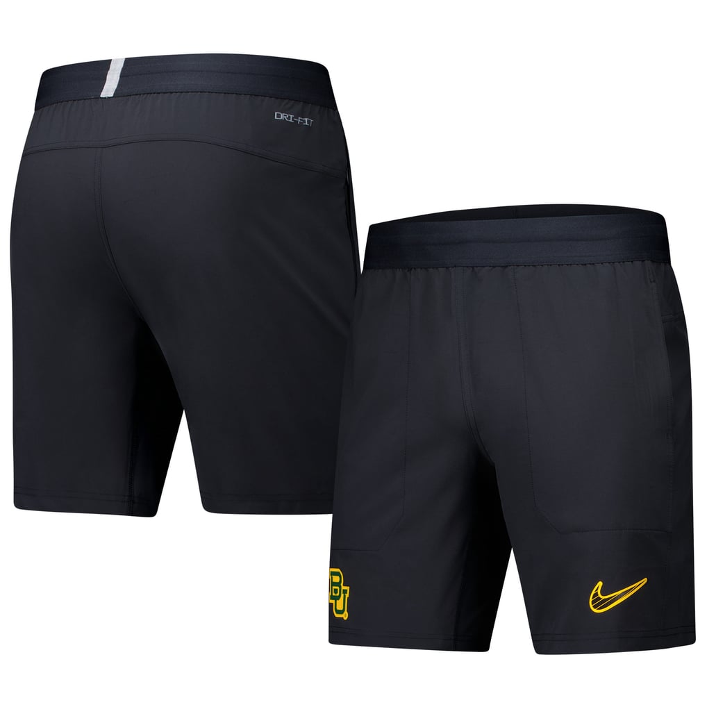 Baylor Bears Nike 2024/25 Sideline Performance Woven Shorts - Black