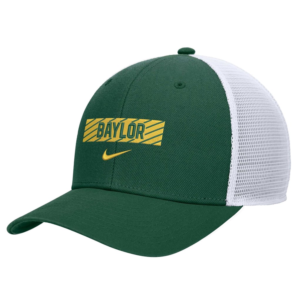 Baylor Bears Nike 2024/25 Sideline Rise Trucker Adjustable Hat - Green