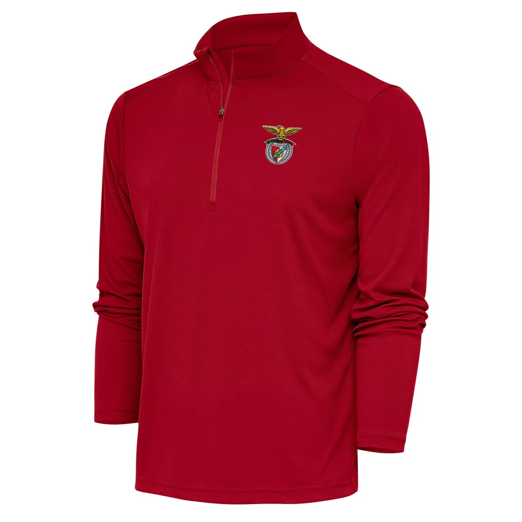  Benfica Antigua Statement Quarter-Zip Pullover - Red